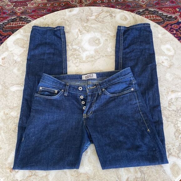 Naked & Famous Weird Guy Featherweight Indigo Selvedge Tapered Jeans - Picture 3 of 11